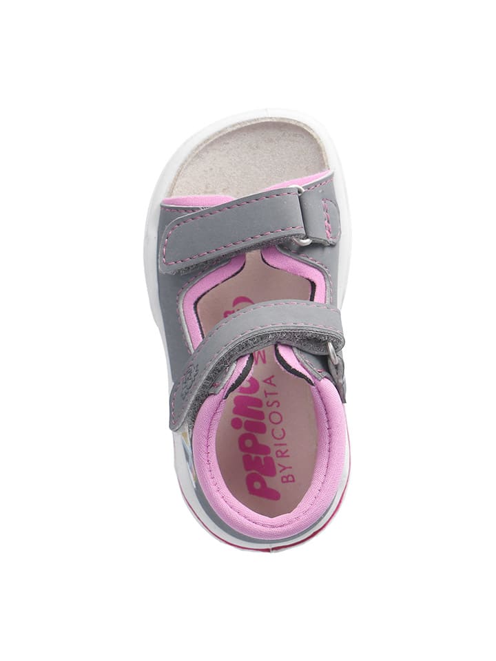 PEPINO Sandalen in Grau/ Rosa günstig kaufen