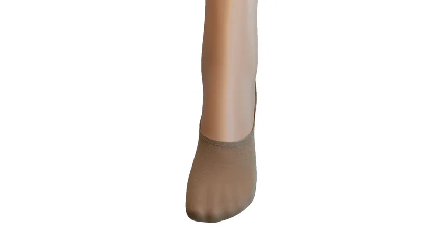 Steps Damen Füßlinge mit Baumwolle beige