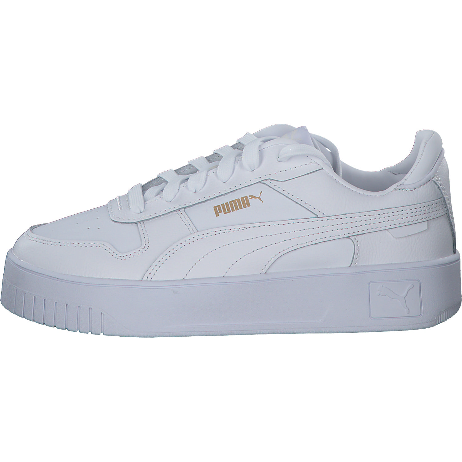 Puma Carina Street 389390, Schnürschuhe, Damen, white/white/gold