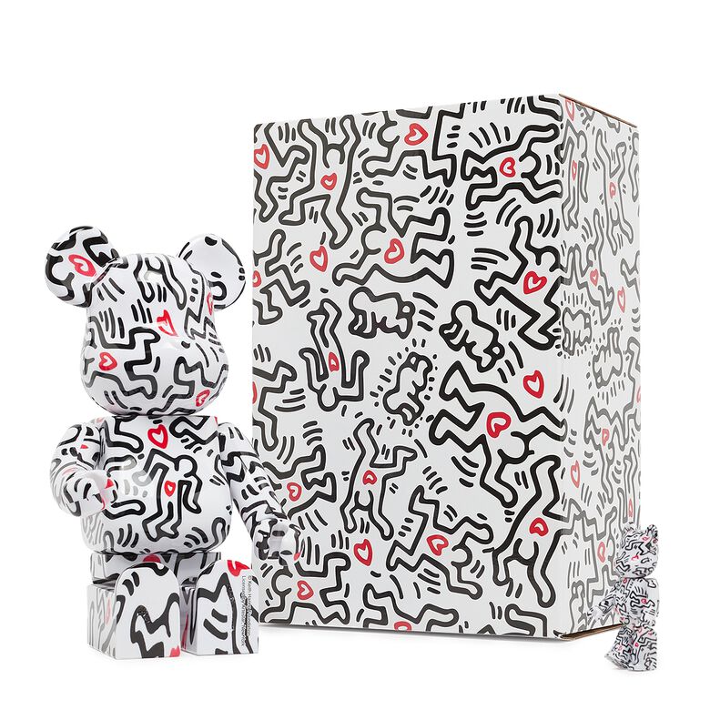 Medicom Bearbrick Keith Haring #8 100% & 400% multicolor