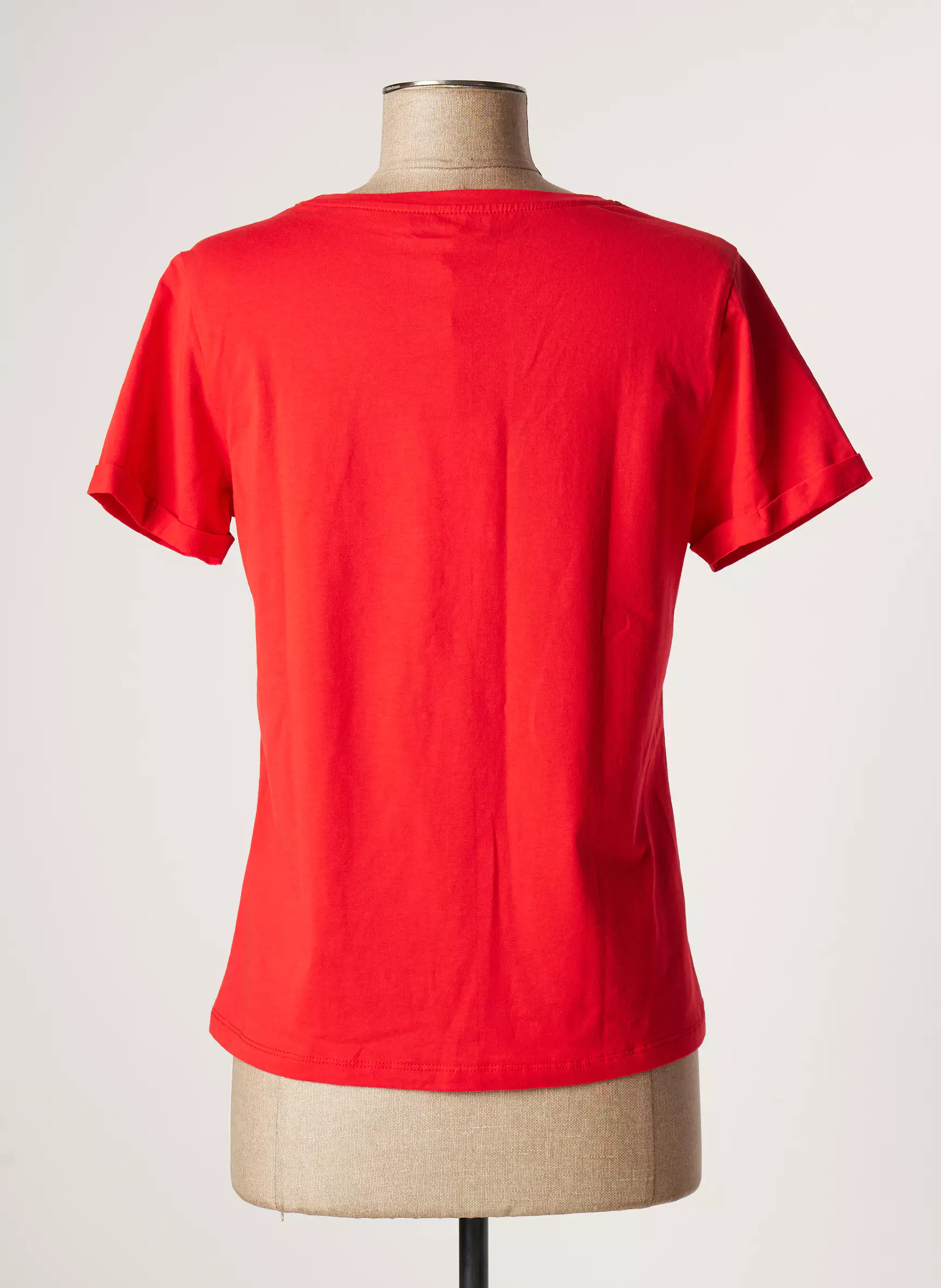 Bluoltre Tshirts Femme couleur rouge