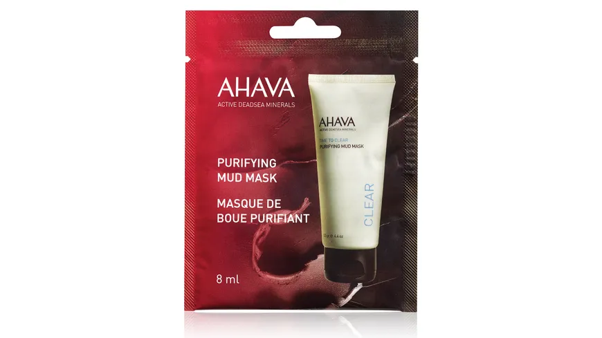 AHAVA Purifying Mud Mask Single Use 8 ml