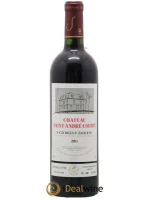 Saint Georges-Saint-Emilion Saint André Corbin 2003 - Lot de 1 Bouteille