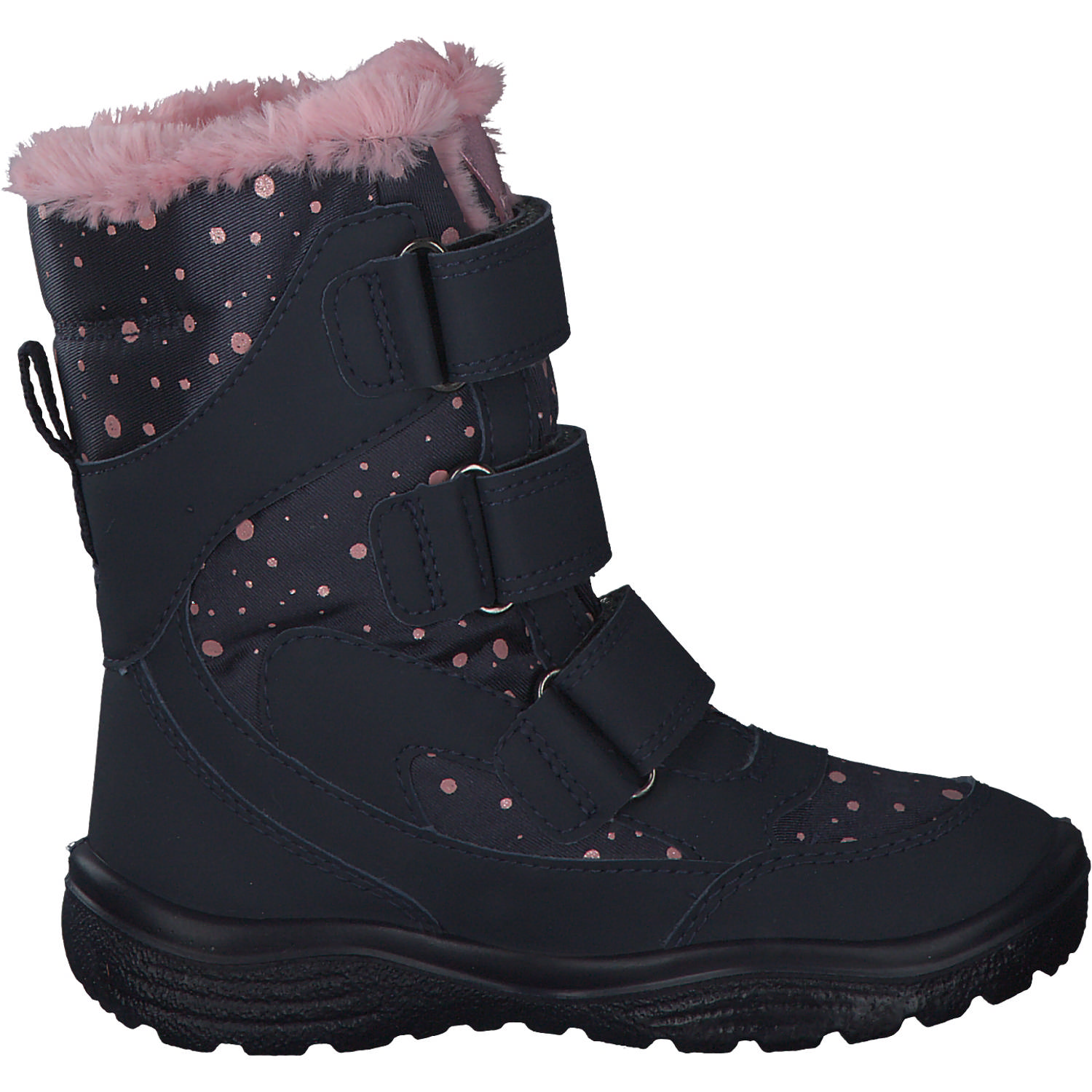 Superfit CRYSTA 09090, Stiefeletten (Kinder), Kinder, Blau (Blau/Rosa)
