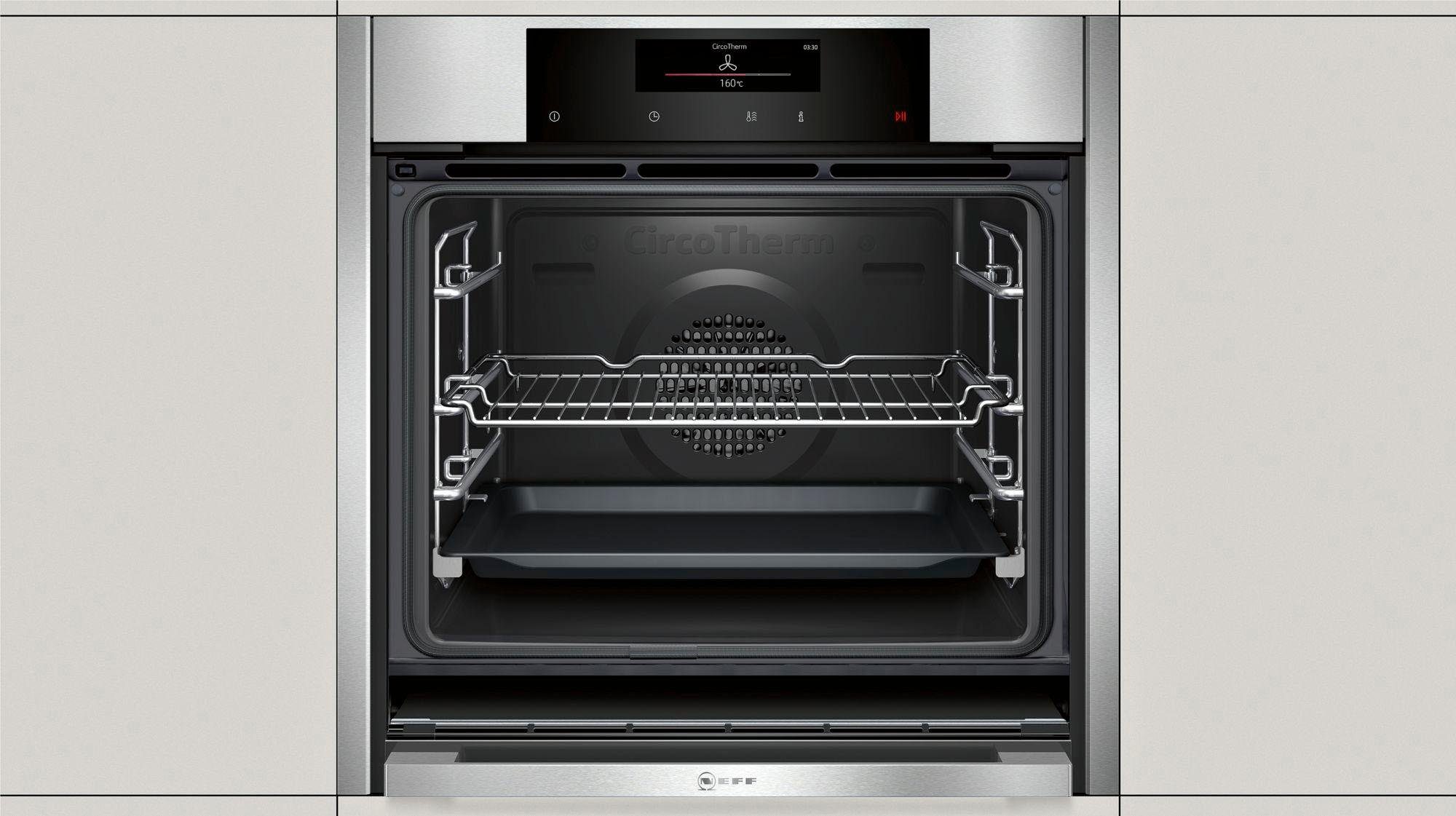 NEFF Pyrolyse Backofen N 90 B56CT64N0, mit Vollauszug, Pyrolyse-Selbstreinigung, mit Slide&Hide®