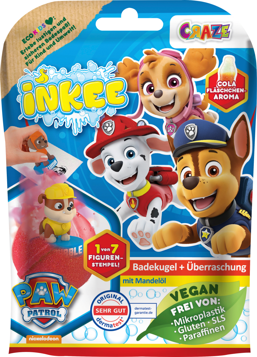 Kinder Badezusatz Badebombe Paw Patrol, 1 St