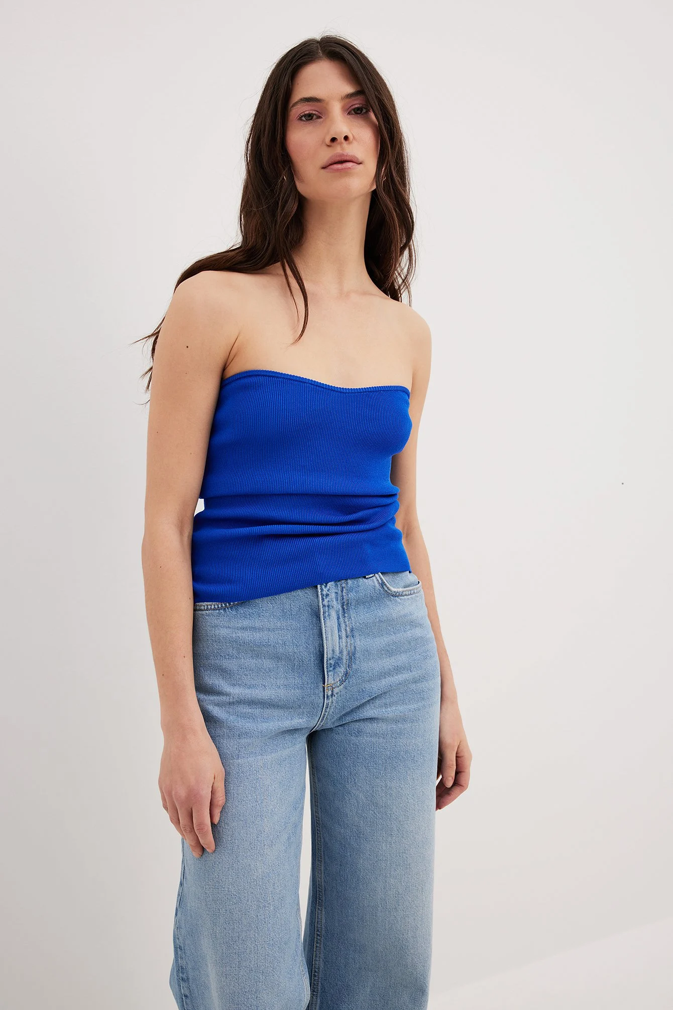 Tube-Top aus Feinstrick