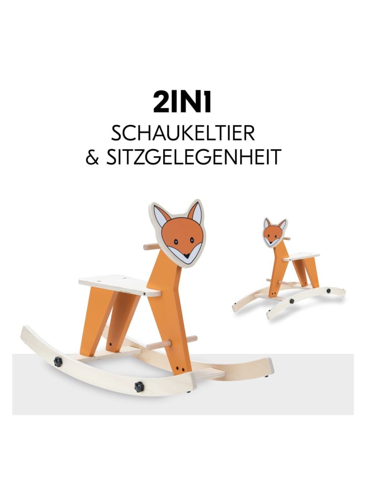 Hauck 2in1 Schaukeltier Rock N Swing (umbaubar zum Sitz, in orange,beige günstig kaufen onesize