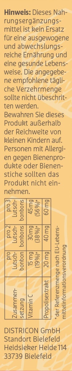 Propolis Hals- und Husten-Bonbon Kids, 45 g