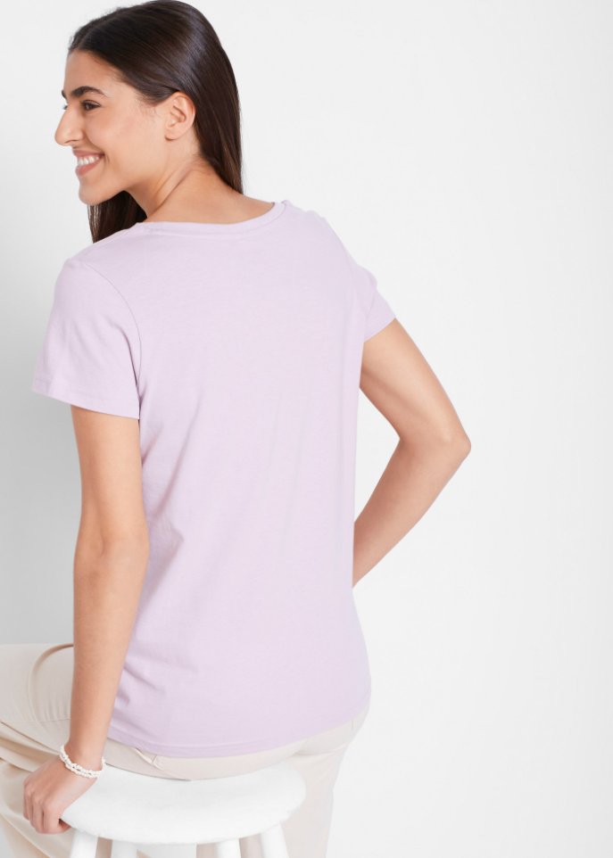 Rundhals-Shirt, Kurzarm (5er Pack)
