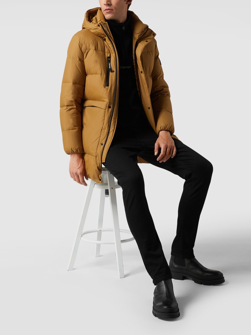 Slim Fit Jeans im 5-Pocket-Design Modell 'Austin' in schwarz