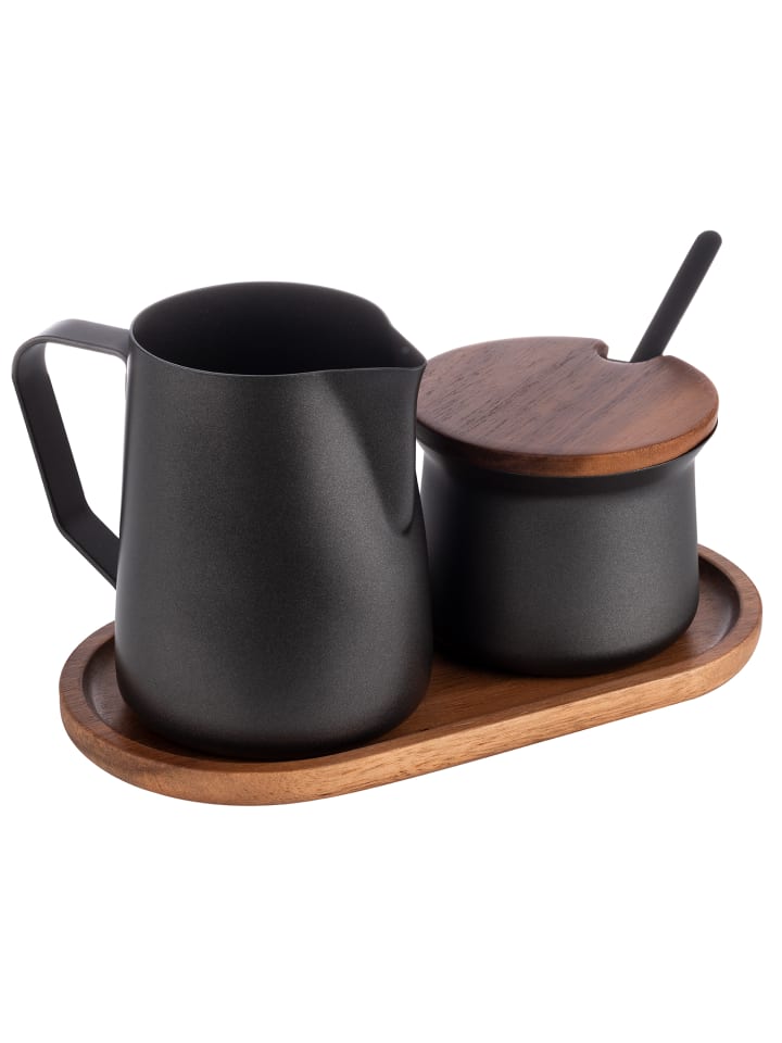 APS Milch- und Zucker-Set in Schwarz/ Braun   günstig kaufen onesize