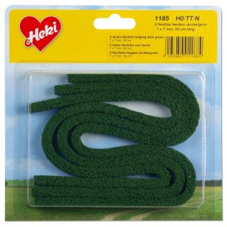 Flexible Hecken dunkelgrün 50 cm x 7 x 7 mm (3 Stk.)