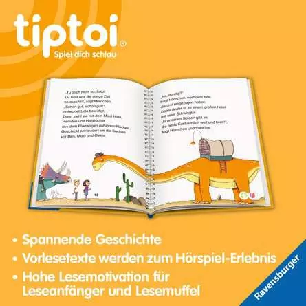 tiptoi® Lese-Lausch-Abenteuer Dino-Stadt