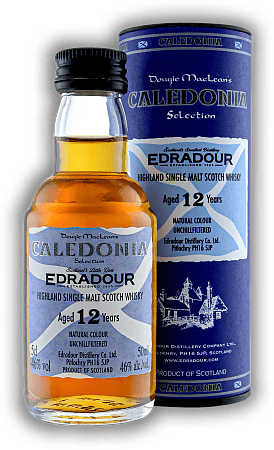 Edradour Caledonia Selection Dougie MacLean's 12 Years 0,05 Liter Edradour Caledonia Selection Dougie MacLean's 12 Years 0,05 Liter Das lange Finish im Oloroso Fass verleiht diesem Edradour seine kräftigen Sherrynoten. Alter 12 J. - 0,05	 Liter - Vol
