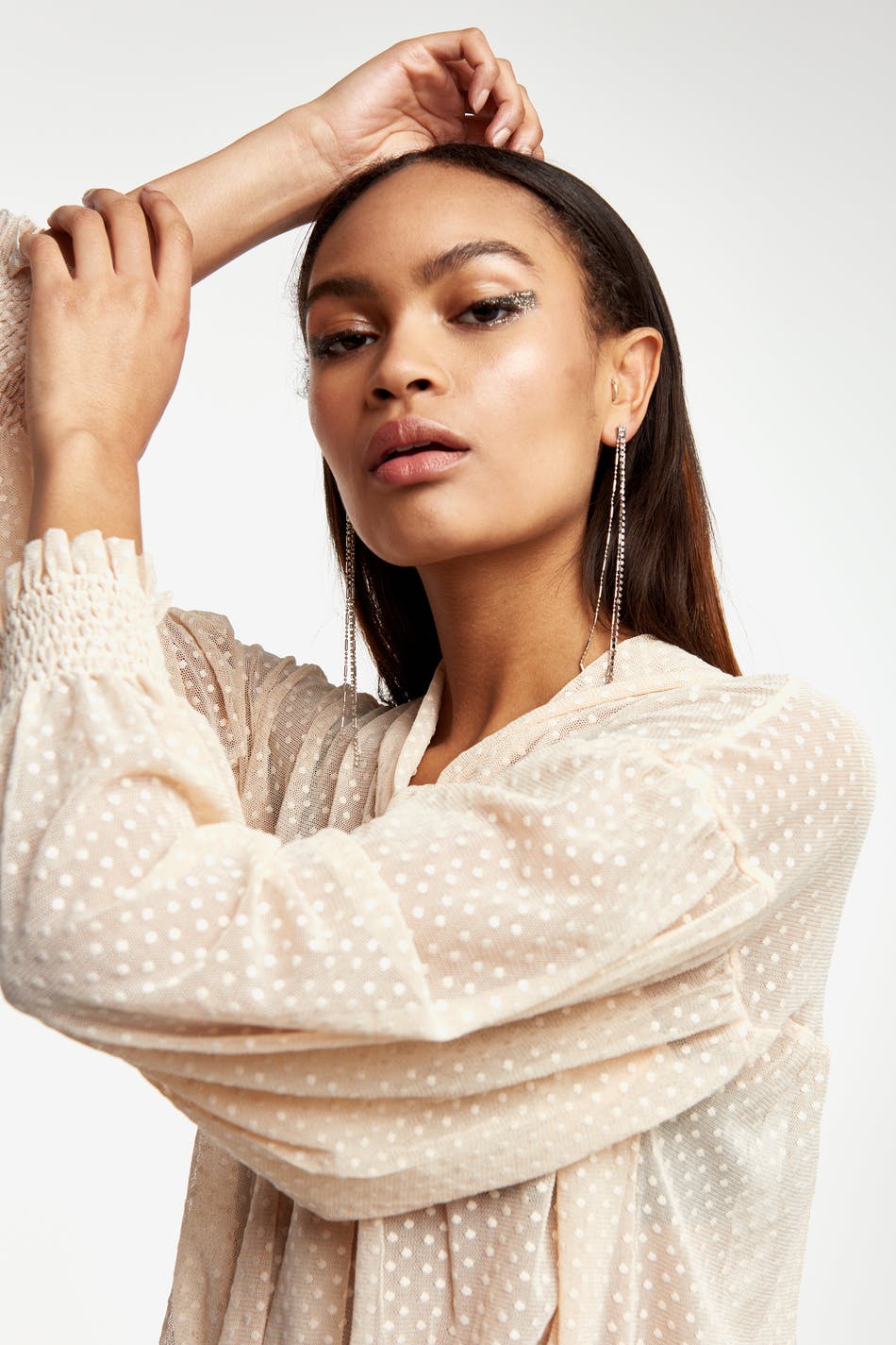 Gloria tie neck top