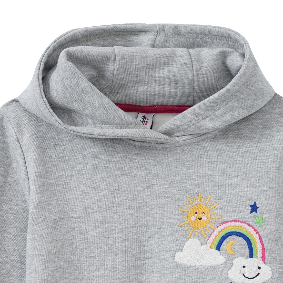 Mädchen Sweatkleid mit Stickerei