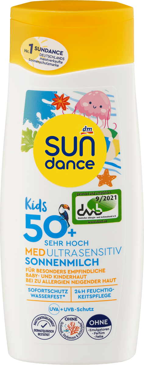 Sonnenmilch Kids, MED ultra sensitiv, LSF 50+, 200 ml