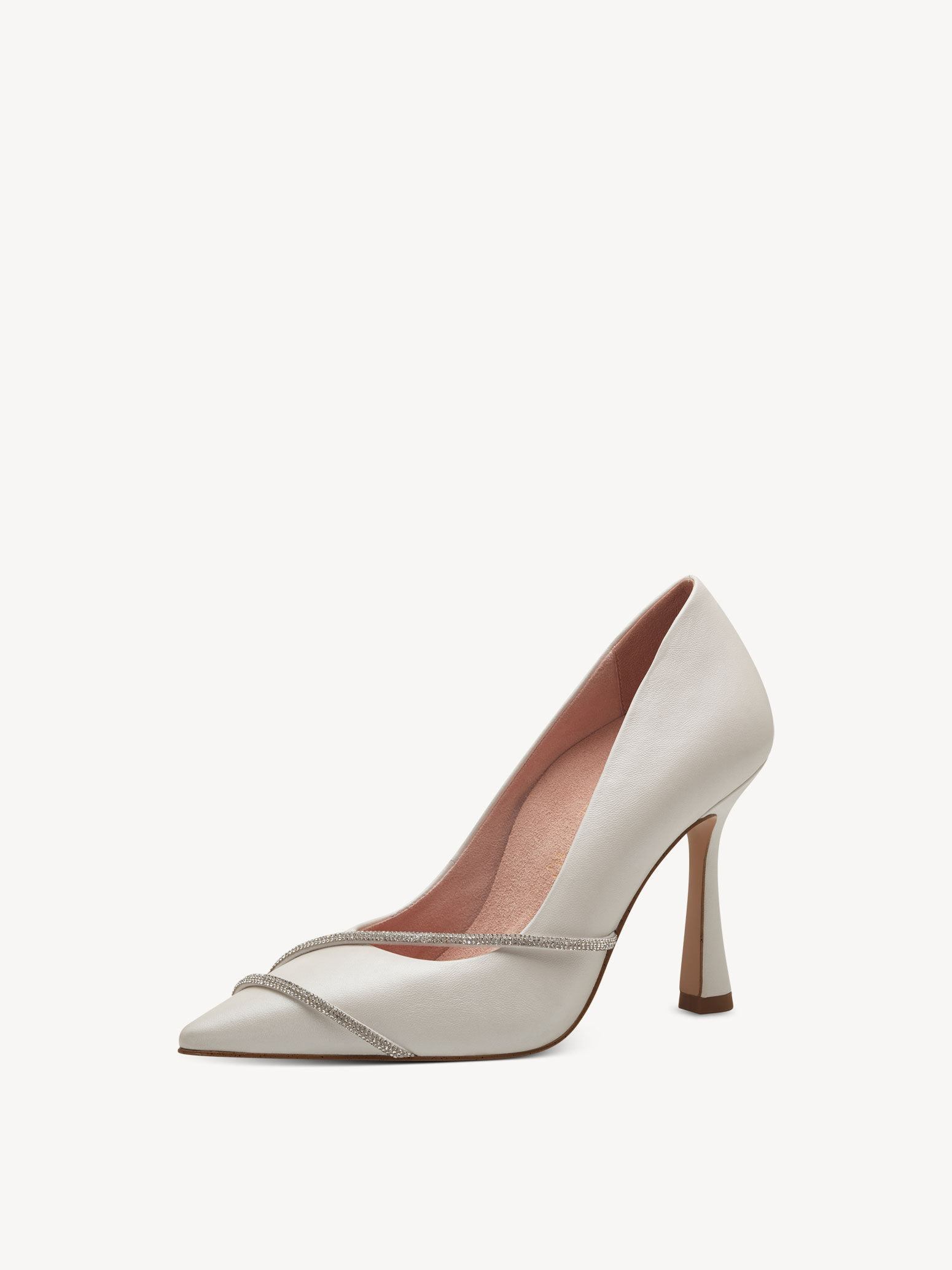 Escarpin en cuir - beige