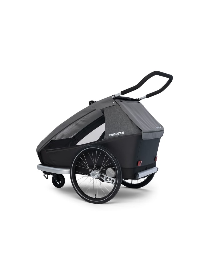 Croozer CROOZER Kid Keeke 2 2in1 Kinderfahrradanhänger  - Farbe: Mountain Gray günstig kaufen onesize