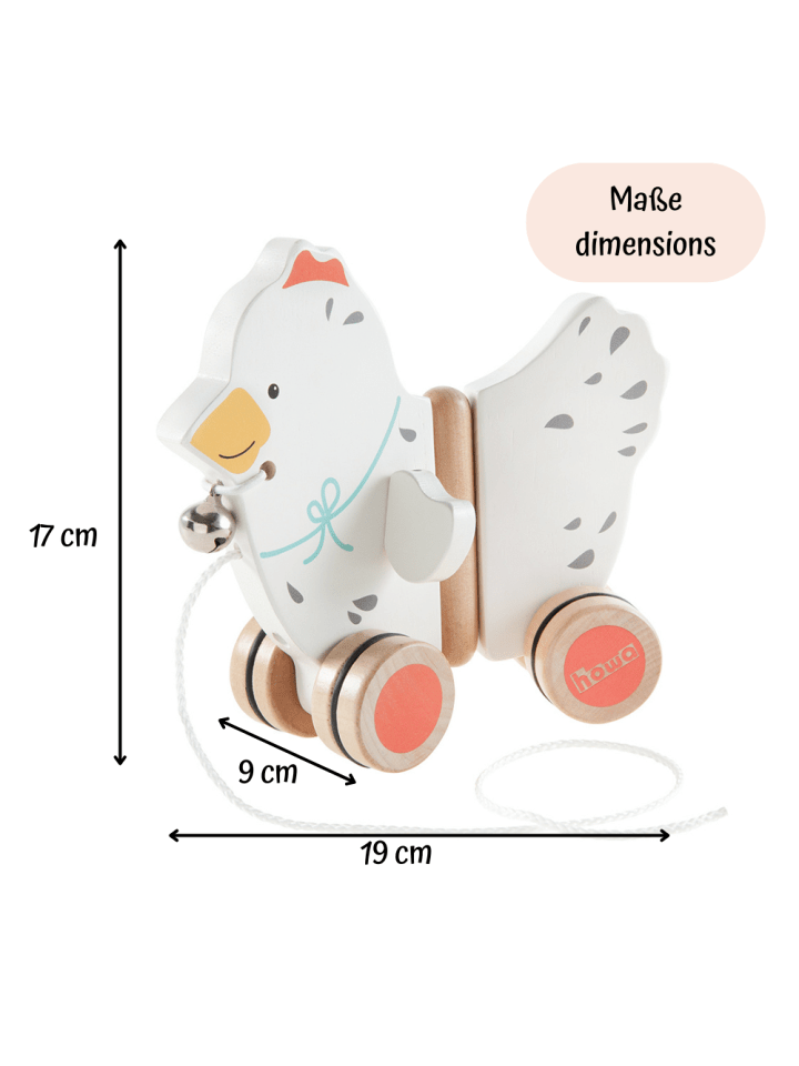 howa Baby Spielzeug NachziehtierZiehtier Huhn 