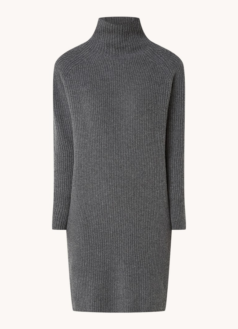 MaxMara Ebridi geripptes Mini-Strickkleid aus Kaschmir-Wollmischung
