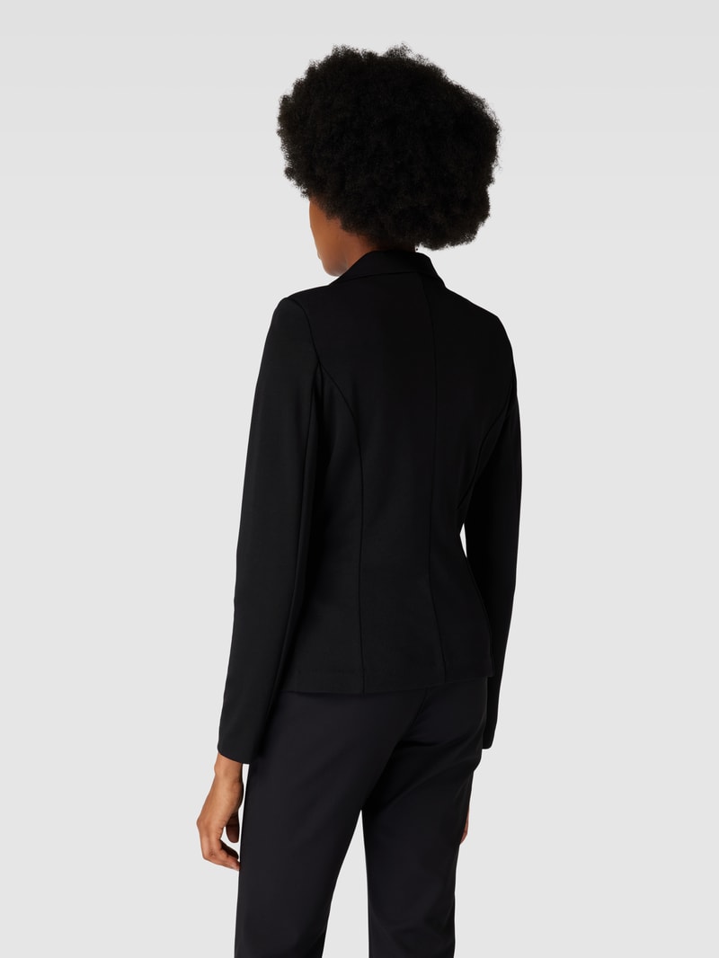 Blazer mit seitlichen Eingrifftaschen Modell 'Daniela' in schwarz