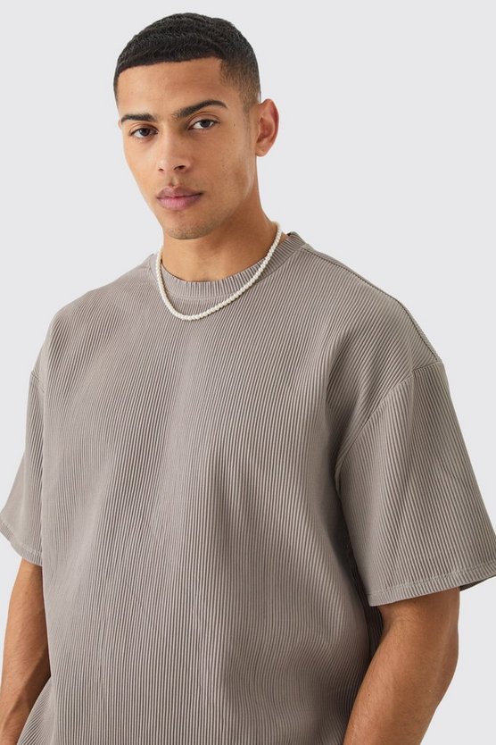 Oversize T-Shirt mit Falten