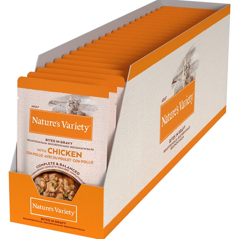 Sparpaket Nature's Variety Bites in Soße 44 x 85 g