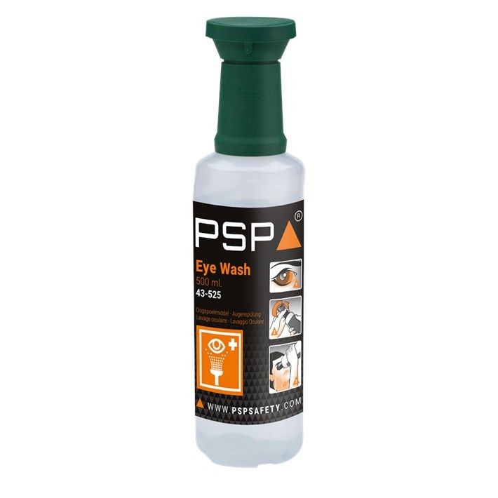 PSP 9.95.43.525.50 PSP akių plovimo buteliukas, talpa 500 ml.