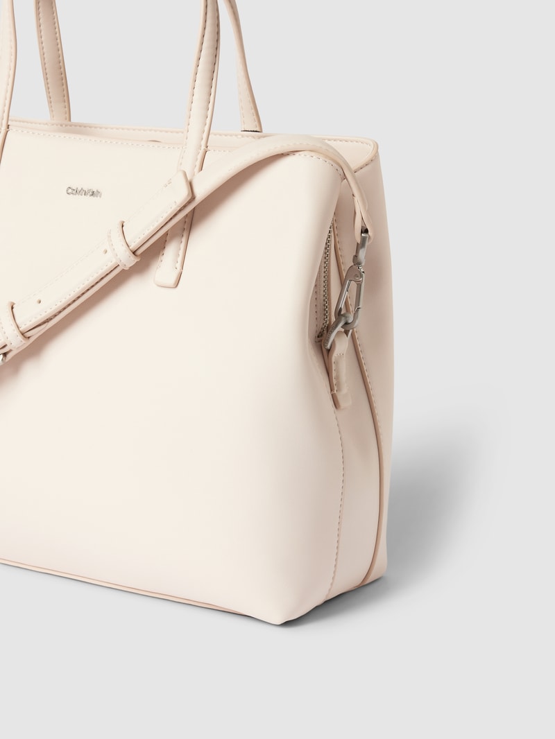 Tote Bag mit abnehmbaren Schulterriemen in offwhite