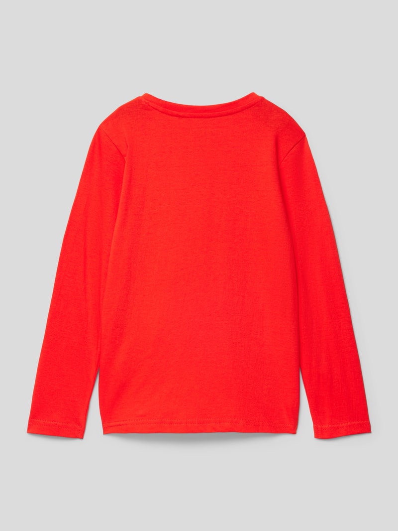 Longsleeve mit Motiv-Print in rot