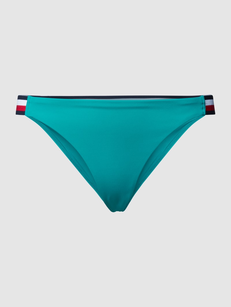 Bikini-Hose mit Kontraststreifen in grün