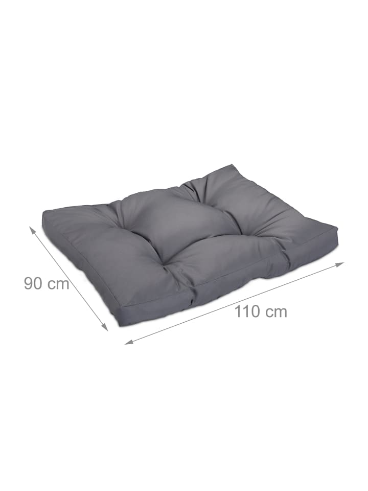 relaxdays Hundebett in Grau - 110 x 90 cm günstig kaufen onesize