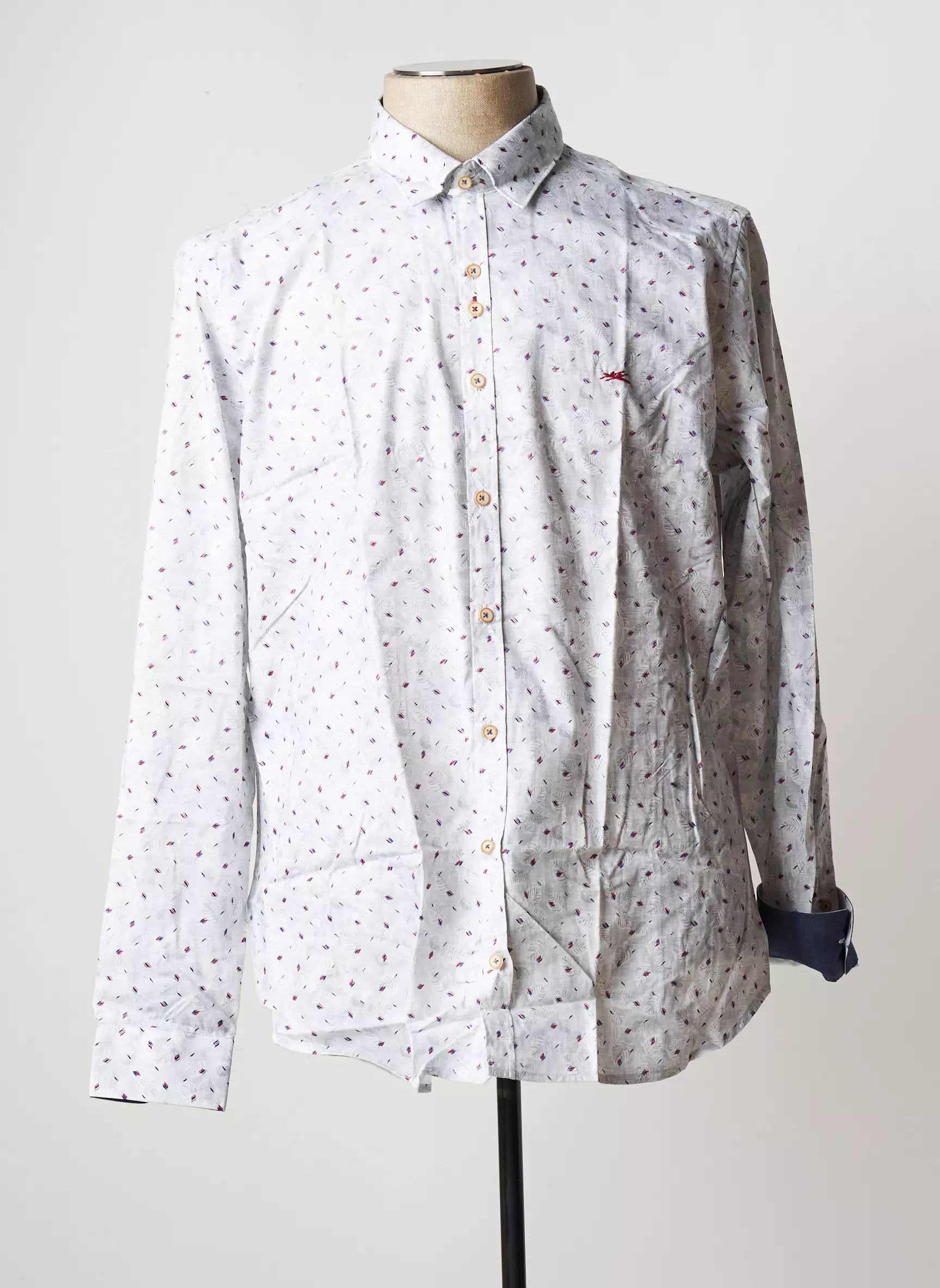 Manfe Manches Longues Homme couleur gris