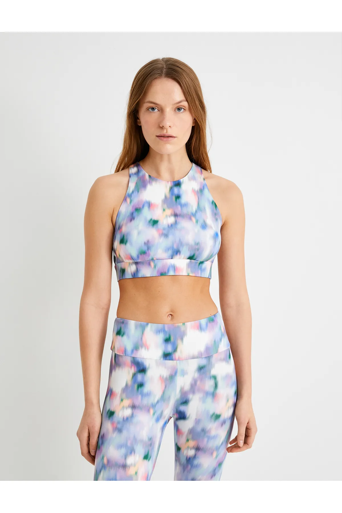 Koton  Sport-BH - Lila - Abstrakt