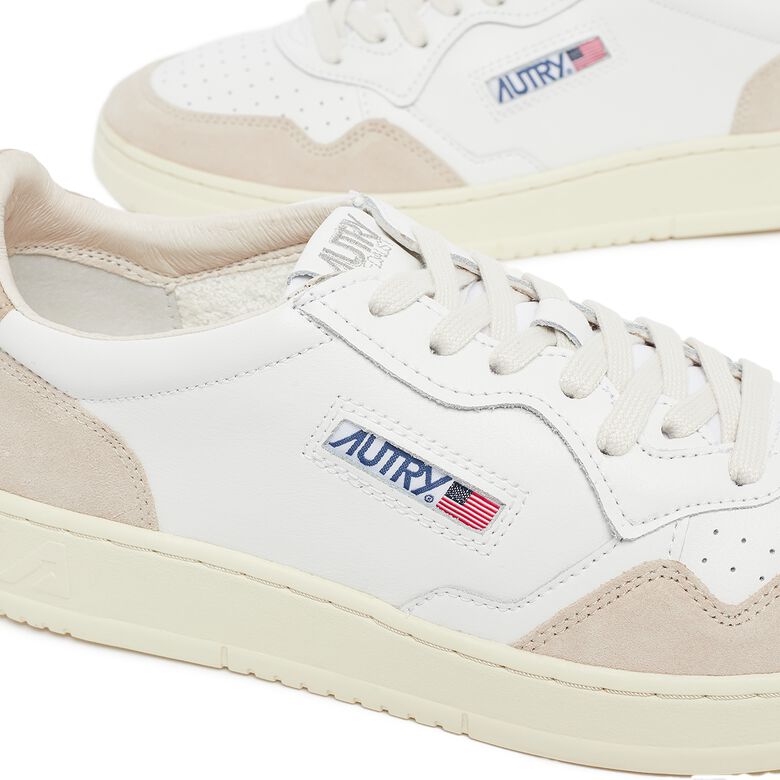 Autry Medalist Low LS58 leat/suede wht/pepper