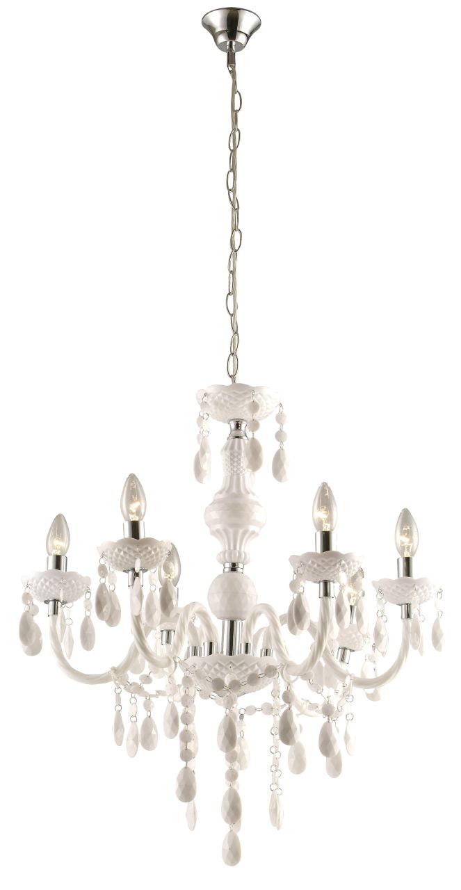 Globo Lighting - CUIMBRA I - Luster Metall verchromt, 6x E14