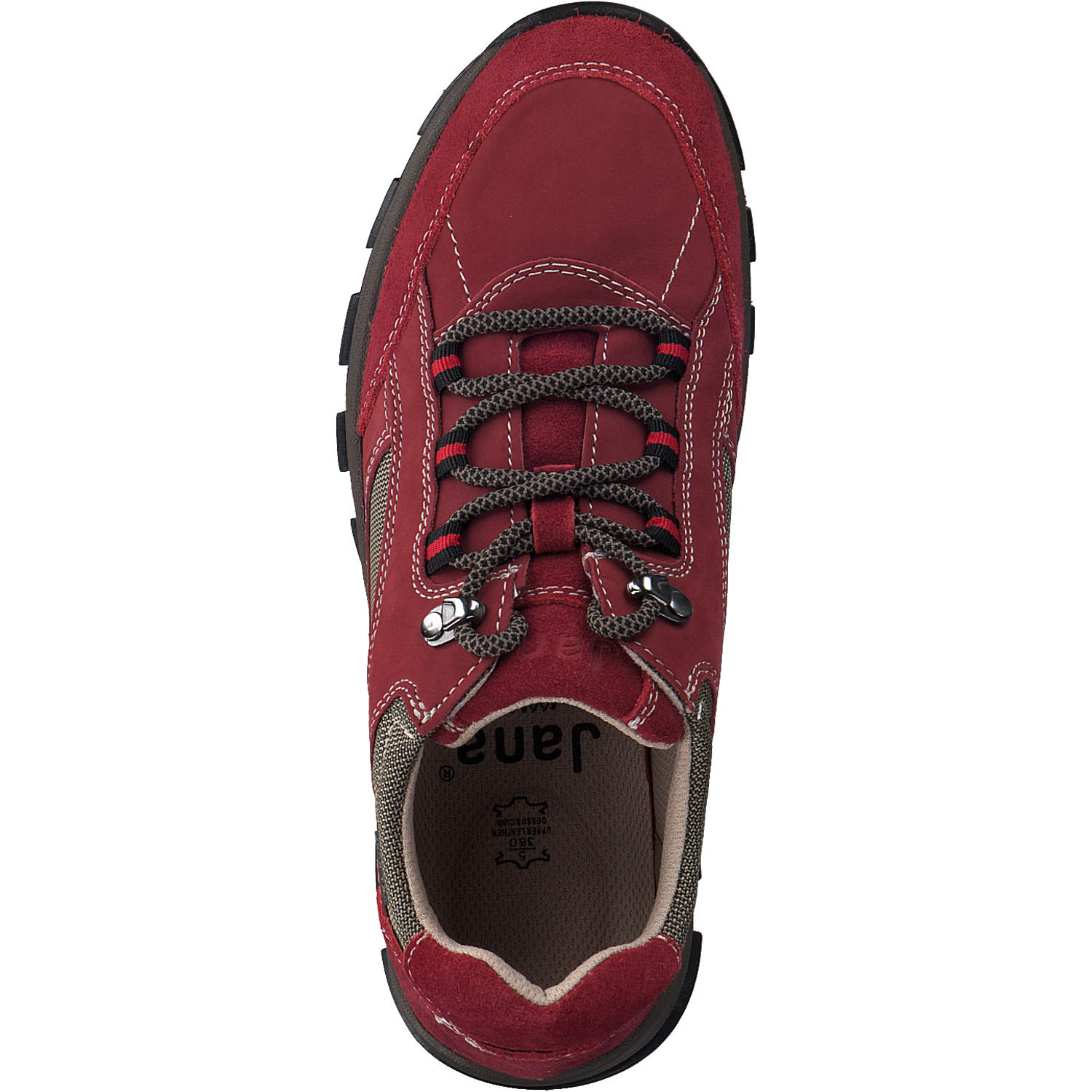 Jana Shoes 23736, Sneakers Low, Damen, red