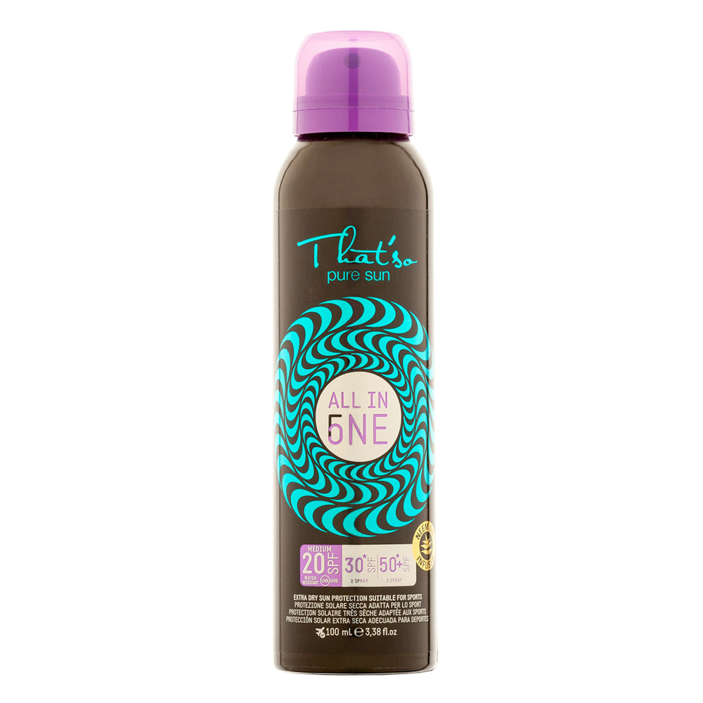 that'so All in one Sport SPF 20/30/50+ Protection solaire en spray