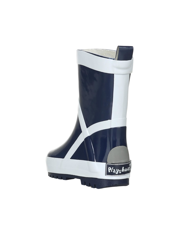 Playshoes Gummistiefel uni in Marine günstig kaufen