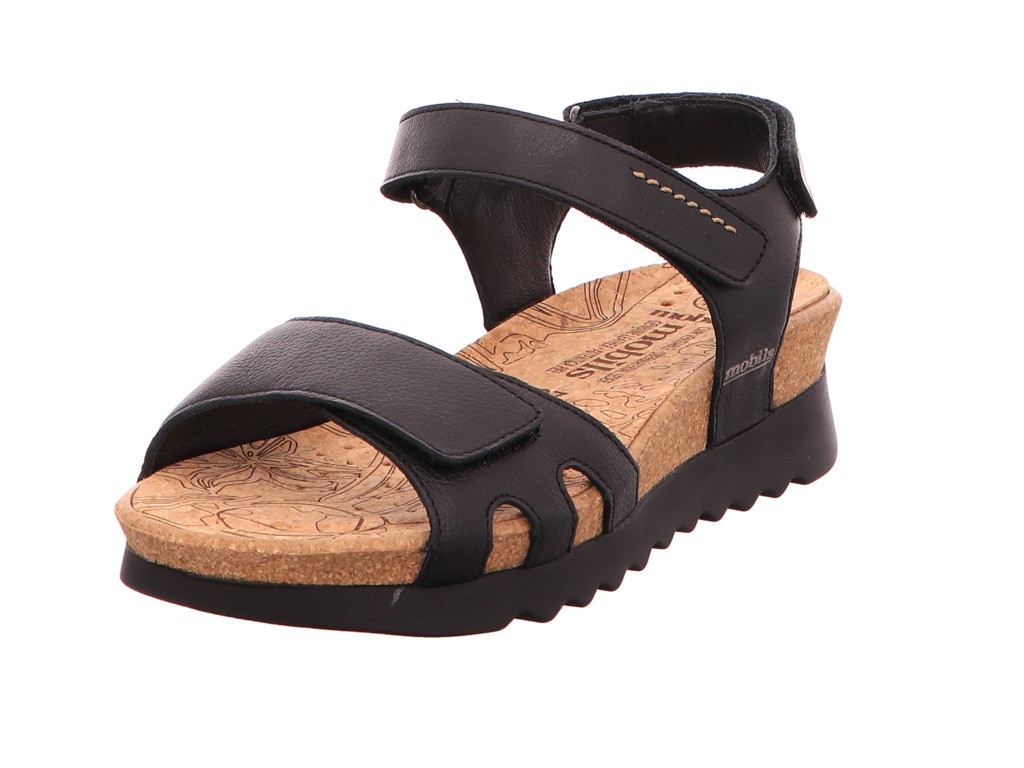 MEPHISTO Klassische Sandalen schwarz Quirina
