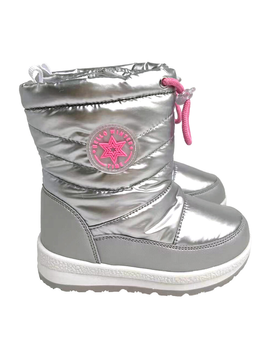Glänzende Winterboots