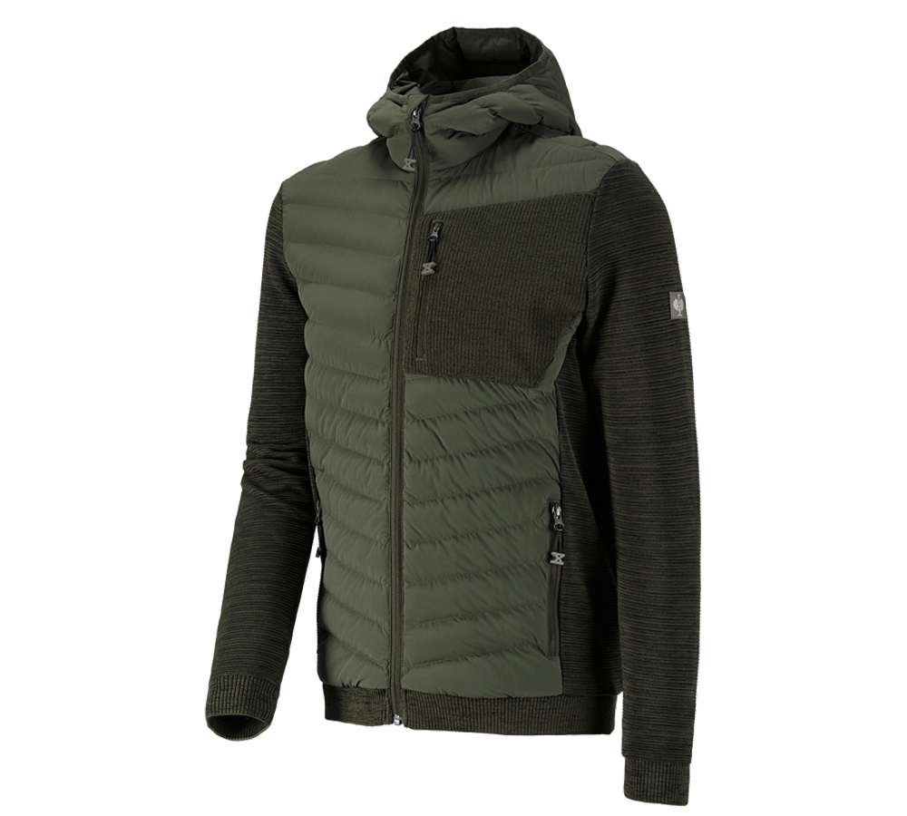 Hybrid Kapuzenstrickjacke e.s.motion ten