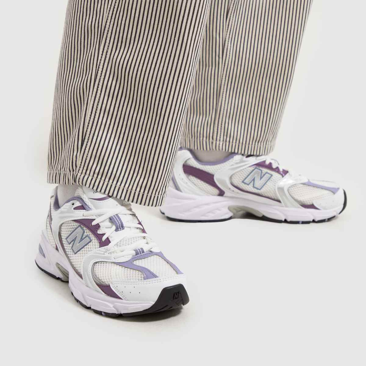 New Balance 530 sportcipő fehér és lila színben