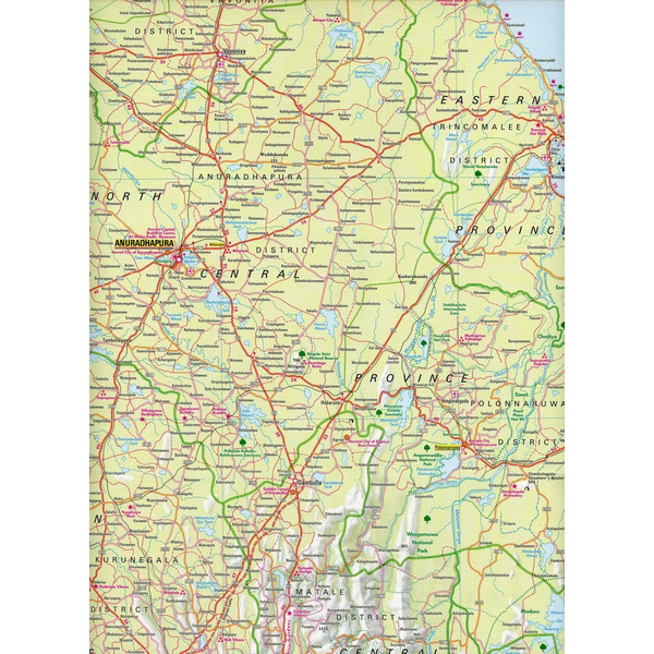 Nelles Map Sri Lanka Polyart-Ausgabe 1:500.000 - Karte