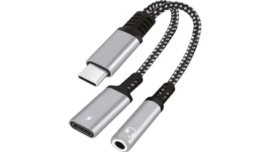 PETER JÄCKEL Typ-C/ Typ-C/ 3.5mm Klinke Audio Adapter Erweiterungskabel