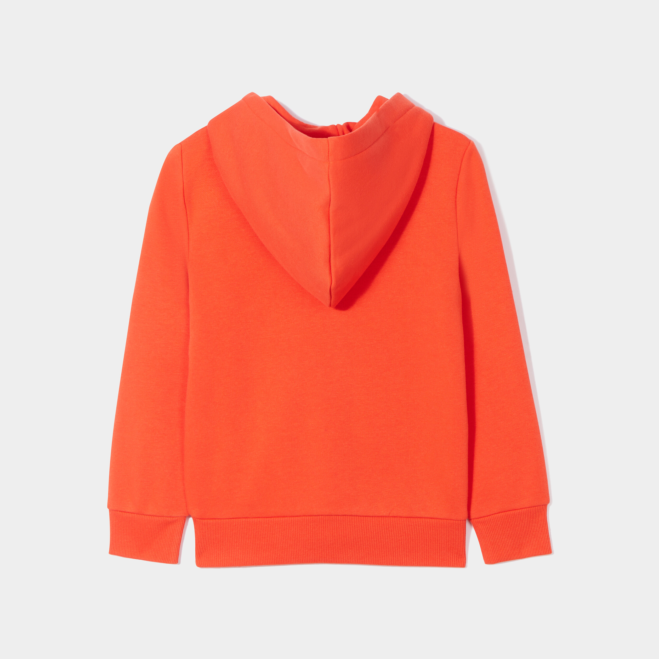 Sweat zippé à capuche Creeks orange garçon | La Halle