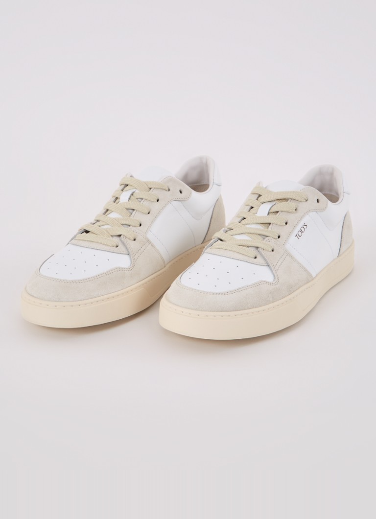 Tod's  Casetta sneaker van leer met suède details