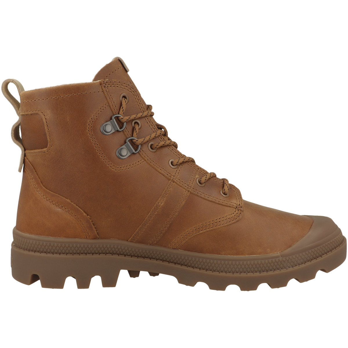 Palladium Pallabrousse Tactical Leather Schnürboots braun